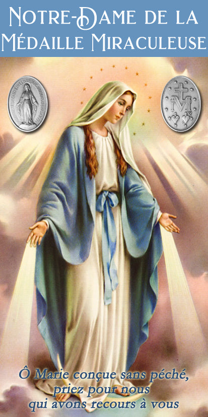 Bougie Notre-Dame de la Médaille Miraculeuse