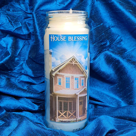bougie rituel produit hoodoo 7 days candle house blessing benediction de la maison