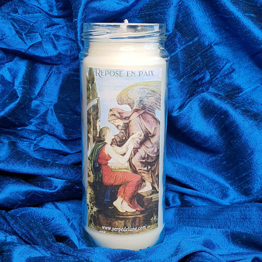 bougie rituel produit hoodoo 7 days candle repose en paix Rest In Peace